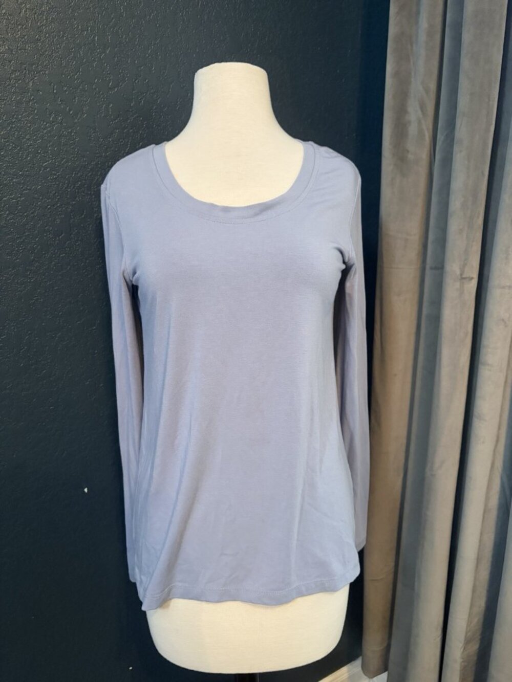 Free Fly Women’s Light Blue Long Sleeve Top Sz Small